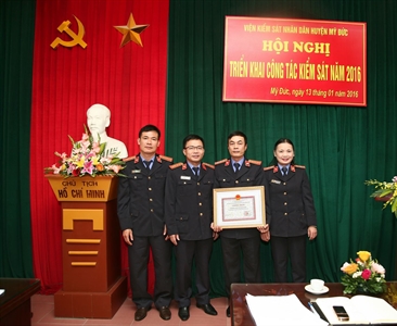 Viện kiểm sát nhân dân huyện Mỹ Đức tổ chức Hội nghị triển khai công tác năm...